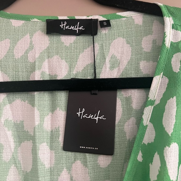 Hanifa Alia Dress size small green - Picture 2 of 3